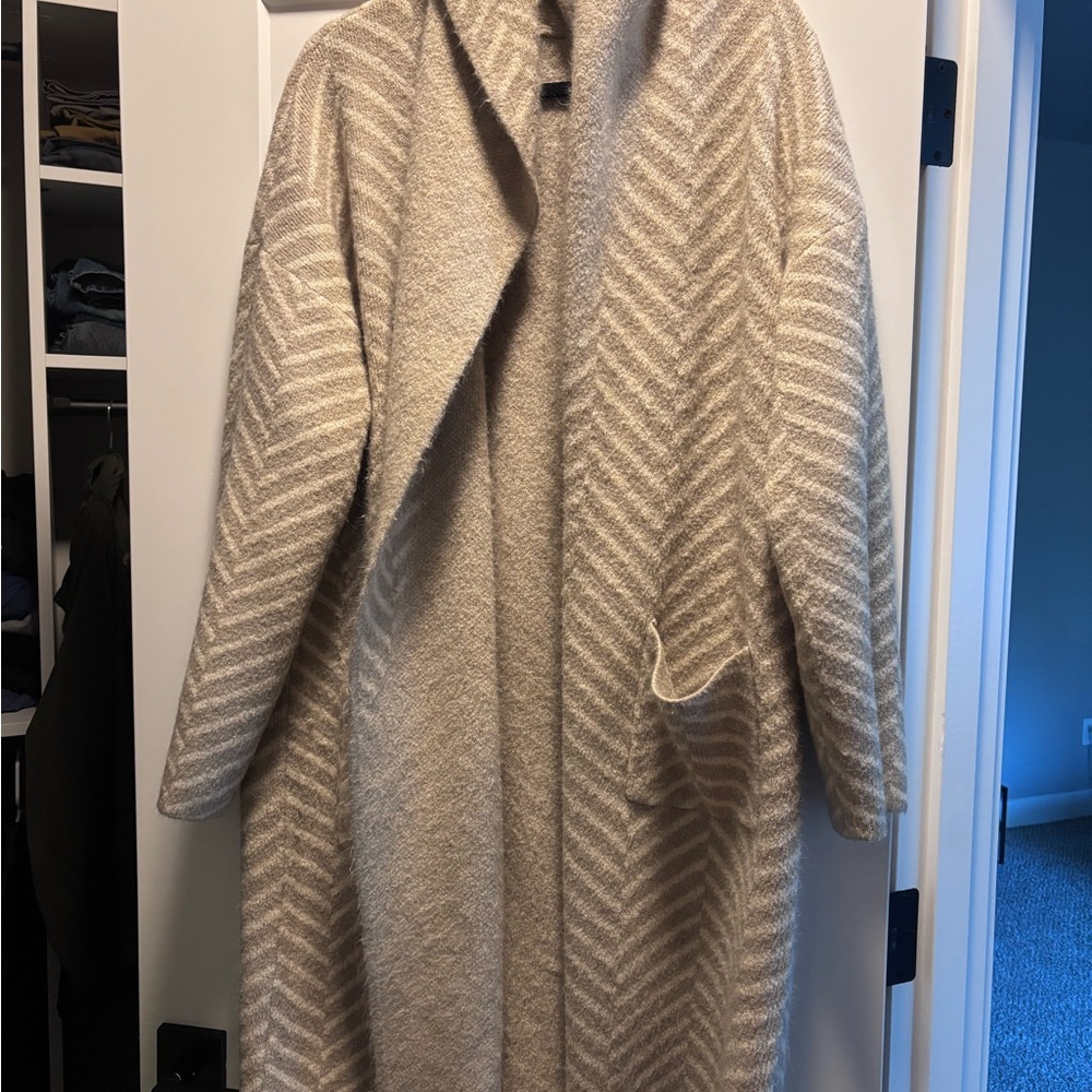 a new day Cream Chevron Cardigan